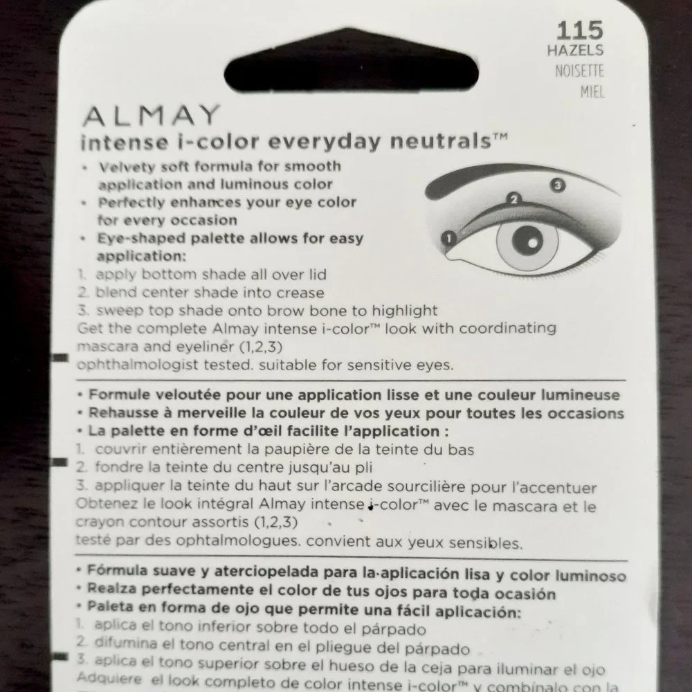 ALMAY - Intense iColor - Hazel, Hypoallergenic
